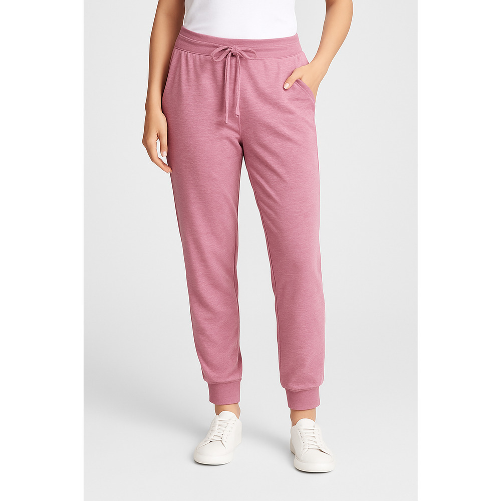Womens Member's Mark Sherpa Lined Jogger Sweatpants Pink XL Drawstring Pockets